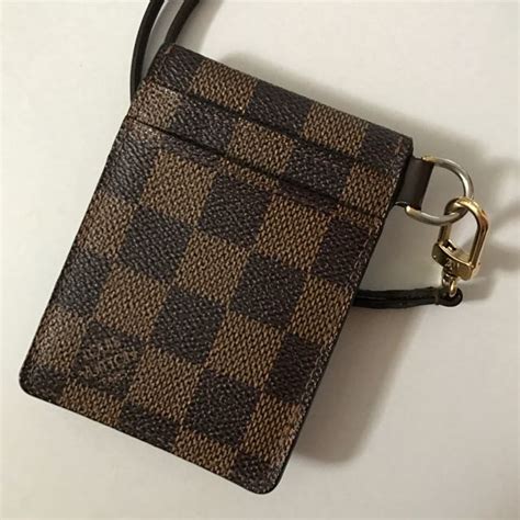 lv lanyard id holder